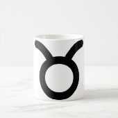 Taurus Astrological Symbol Sign 2 Koffiemok (Center)