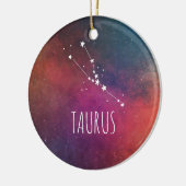 Taurus Astrologie Keramisch Ornament (Links)