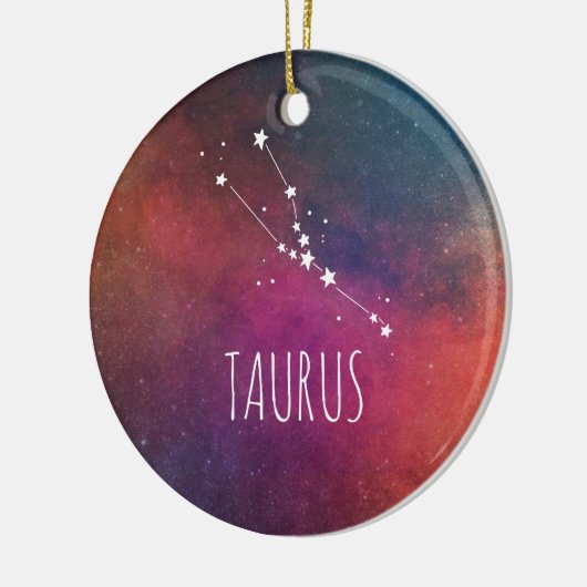 Taurus Astrologie Keramisch Ornament (Links)