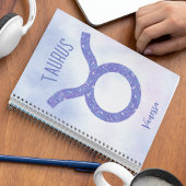  Taurus Astrologie Sign Speciaal Paars Notitieboek