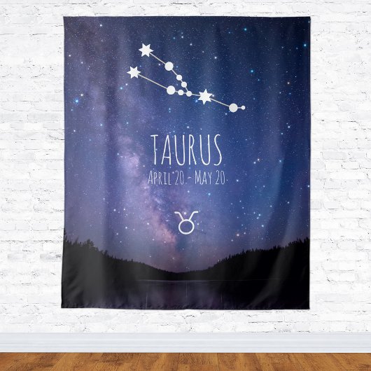 Taurus | Astrologie Tapijt met persoonlijke touch Wandkleed
