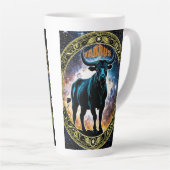 Taurus astrologie teken latte mok (Rechterhoek)