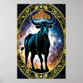 Taurus astrologie teken poster (Voorkant)