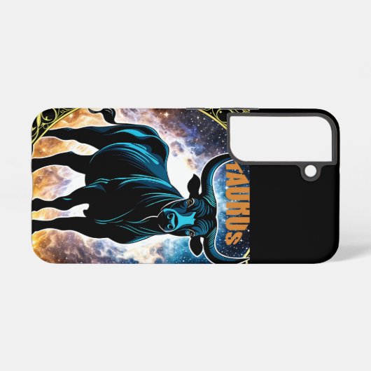 Taurus astrologie teken samsung galaxy hoesje (Achterkant horizontaal)