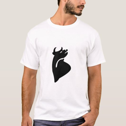 Taurus Astrologisch Symbool 1 T-shirt (Voorkant)