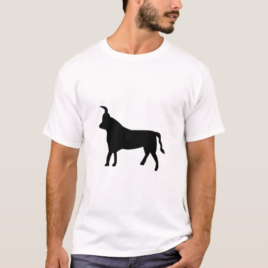 Taurus Astrologisch Symbool 4 T-shirt (Voorkant)