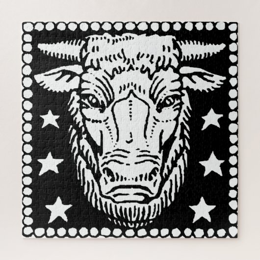 Taurus Astrology Horoscope Zodiac Sign Legpuzzel (Verticaal)
