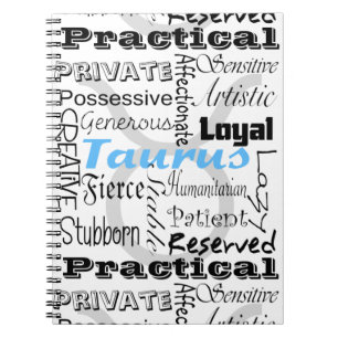 Taurus Astrology Zodiac Horoscope Collage Notitieboek