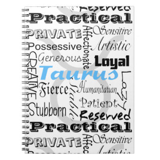 Taurus Astrology Zodiac Horoscope Collage Notitieboek