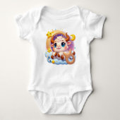 Taurus Baby Bodysuit Een stuk (Voorkant)