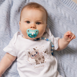 Taurus Baby: "Kleine Stier's Celestial Comfort" Romper