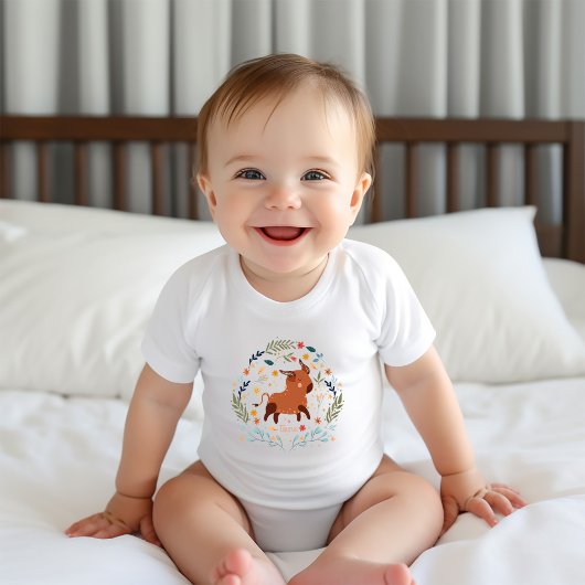 Taurus Baby - Schattig & Koppig - Zodiac Kleding Romper