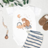 Taurus Baby: Tiny Bull's Celestial Personalized Romper