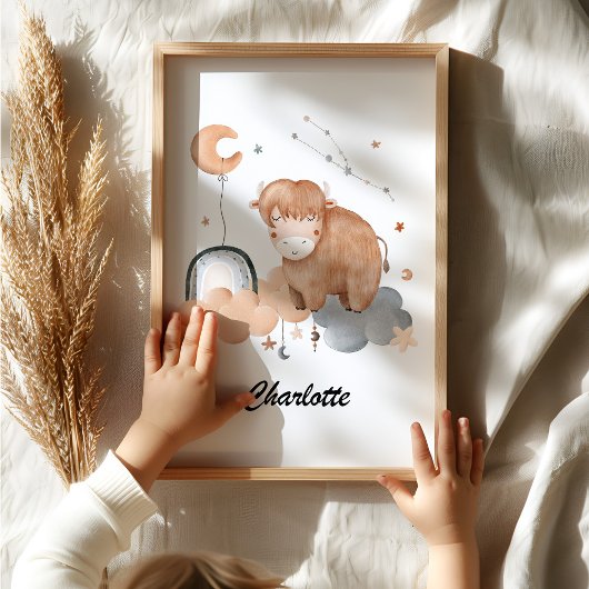 Taurus Baby - Uw Kleine Stierendierencrèche Poster