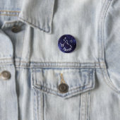 Taurus Badge, Zodiac Horoscope Badge Ronde Button 3,2 Cm (In situ)