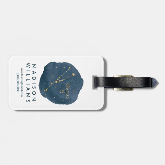 Taurus Bagagelabel (Achterkant horizontaal)