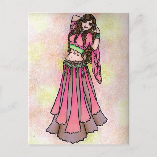 Taurus Belly Dancer Briefkaarten (Voorkant)