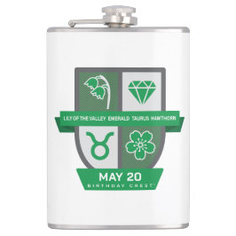 Taurus Birthday Crest™ for May 1-20 Heupfles