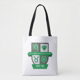 Taurus Birthday Crest™ for May 1-20 Tote Bag