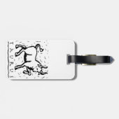 Taurus Birthday Jaar Astrologisch Zodiab Sign Bagagelabel (Achterkant horizontaal)