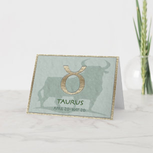 Taurus Birthday Kaart
