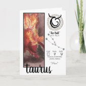 Taurus Birthday Kaart (Voorkant)