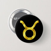 Taurus Black Gold Buttonnen Ronde Button 5,7 Cm (Voorkant /achterkant)