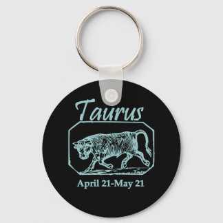 Taurus Blauwgroen Sleutelhanger