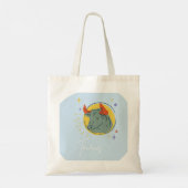 Taurus boodschappentas tote bag (Achterkant)