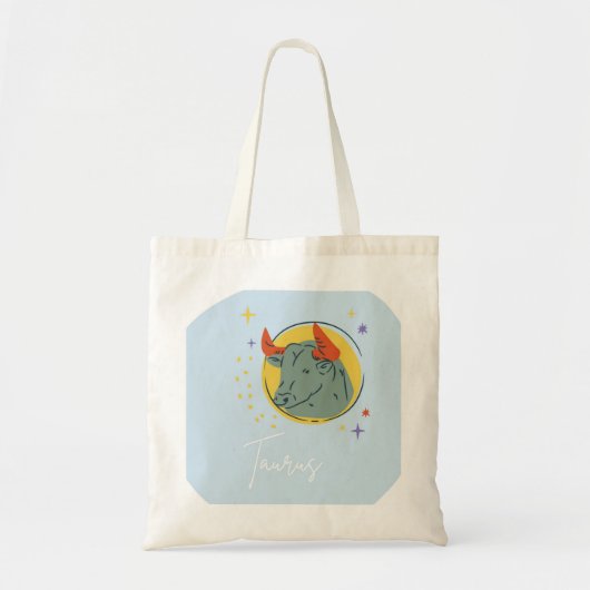 Taurus boodschappentas tote bag (Voorkant)