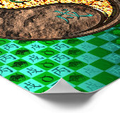 Taurus & Brandweerhond Poster (Hoek)