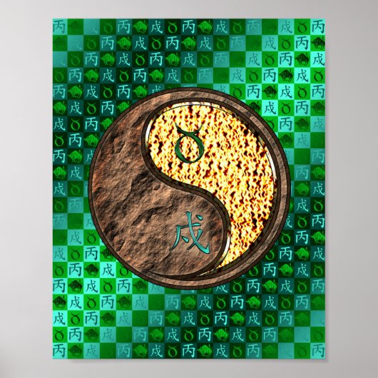 Taurus & Brandweerhond Poster (Voorkant)