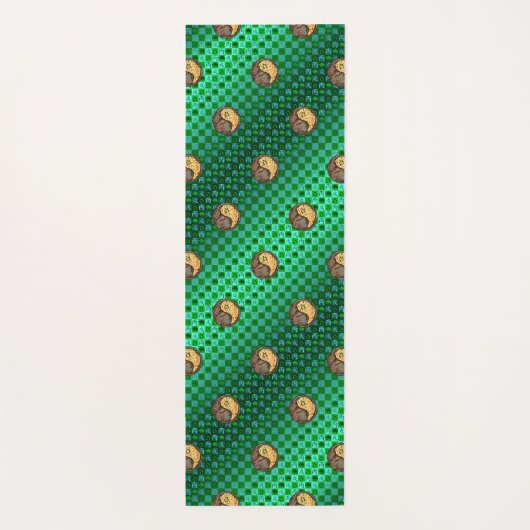 Taurus & Brandweerhond Yogamat (Achterkant)