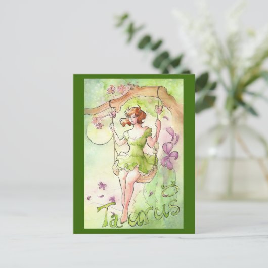 Taurus Briefkaart (Staand voorkant)