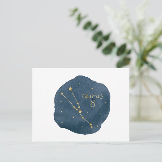 Taurus Briefkaart (Staand voorkant)