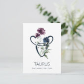 Taurus Briefkaart (Staand voorkant)