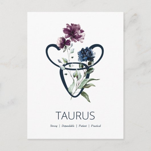 Taurus Briefkaart (Voorkant)