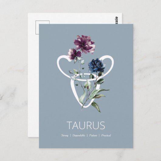 Taurus Briefkaart (Voorkant / Achterkant)