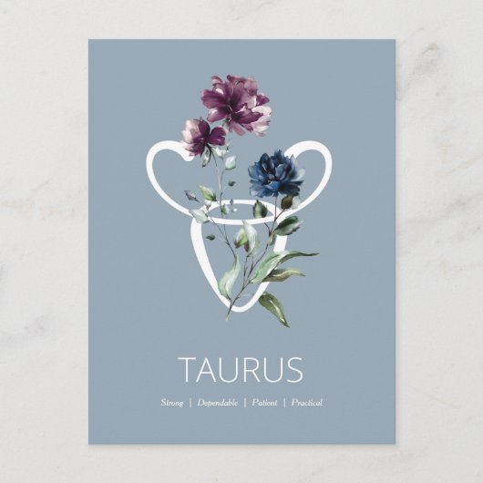 Taurus Briefkaart (Voorkant)