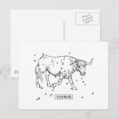 Taurus Briefkaart (Voorkant / Achterkant)