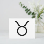 Taurus Briefkaart (Staand voorkant)