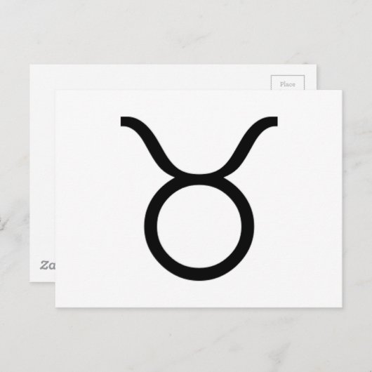 Taurus Briefkaart (Voorkant / Achterkant)