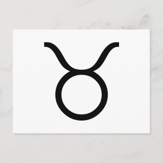 Taurus Briefkaart (Voorkant)