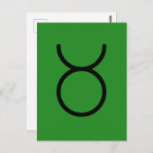 Taurus Briefkaart (Voorkant / Achterkant)