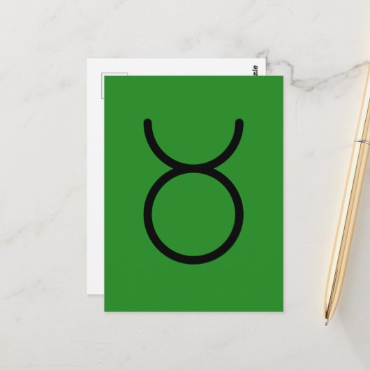 Taurus Briefkaart (Voorkant / Achterkant in situ)