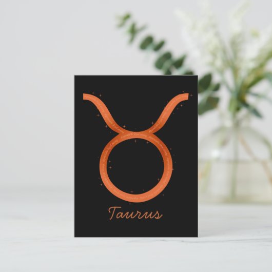 Taurus Briefkaart (Staand voorkant)