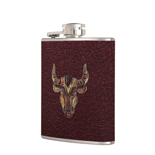 Taurus Bronze Heupfles (Links)