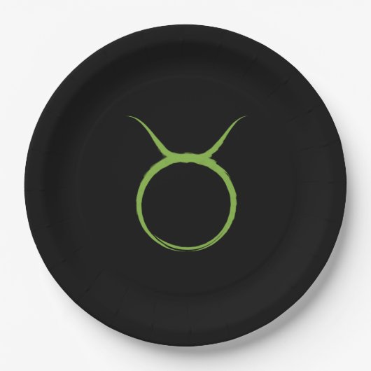 TAURUS Bull April May Astrology Zodiac Birthday Papieren Bordje (Voorkant)