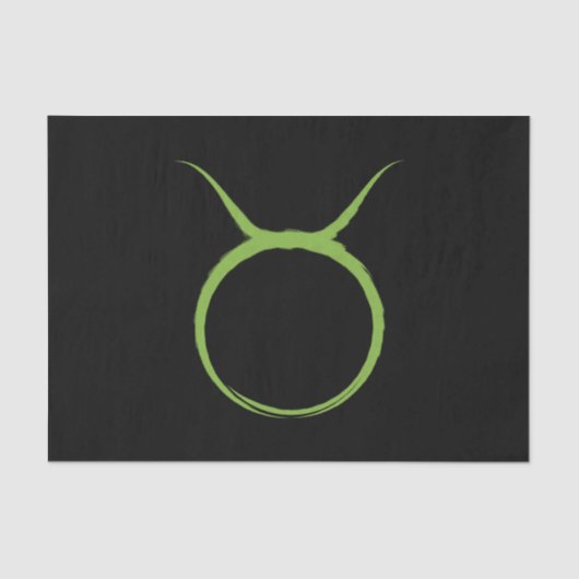 TAURUS Bull April May Astrology Zodiaparty Tissuepapier (Voorkant)