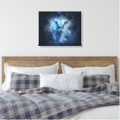 Taurus Bull Canvas Afdruk (Insitu (Slaapkamer))